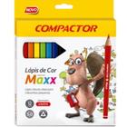 Lápis de Cor Triangular Maxx 12 cores - Compactor