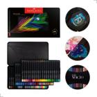 Lapis de Pintar Faber Castell 120 Cores Super soft Kit Artistico Desenho Premium Estojo Metal