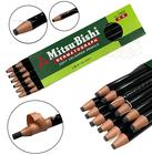 Lápis Dermatográfico Mitsubishi 7600 Preto 12 Unidades Original Para Sobrancelhas