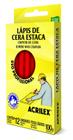 Lapis estaca cera vermelho 100gr acrilex