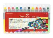 Lápis Gel - 12 cores vibrantes em caixa durável