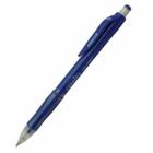 Lapiseira plastica ponta 0,7mm grip emborrachada azul - adeck