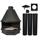 Lareira clássica de canto - tr1555