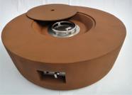 Lareira Para Areas Externas Mod. Fire Pit Coliseum Marrom- K3