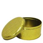 Lata gold redonda and silver 13,6cm - dolce home