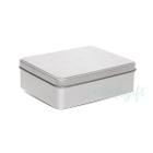 Lata Retangular para Lembrancinha Prata - 12 x 9 x 4cm - 6un - Artegift - Rizzo