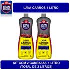 Lava Carros Gran Brilho 1L - kit c/ 2 unds