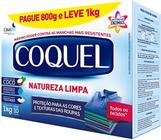 Lava Roupas Coquel Pó Leve 1kg Pague 800g