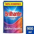 Lava Roupas Líquido Brilhante Limpeza Refil 900 Ml