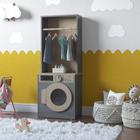 Lavanderia Mini Maquina de Lavar Infantil Brinquedo com Cabideiro Diana