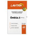 Lavitan Ômega 3 Fish Oil Óleo de Peixe 1000mg com 60 Cápsulas