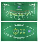 Layout de feltro de cassino de mesa para Texas Holdem Poker e Blackjack - Game Room Heroes