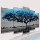lConjunto Quadro Decorativo Mosaico Com Foto Personalizado Árvore Color PVC Decoração para Sala de Jantar Quarto Casal