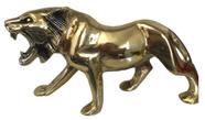 Leão Bronze Rei Dos Animais Escultura Estatueta Africa Selva