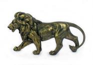Leão Estatueta Decoração Estátua Resina Premium - 24cm