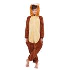 Leão Infantil Pijama Kigurumi Macacão Fantasia