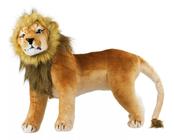 Leão Realista 60cm - Pelúcia - Fofy Toys