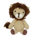 Leão Rick Amigurumi Crochê Quarto Bebê Infantil Unissex - Potinho de Mel