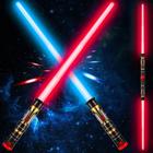 LED 2 em 1 Light Up Sword Bakatatoyz com som para crianças