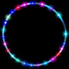 LED Hoop Dance Exercise Light Up Hoop para crianças de 60 cm - SIKWO