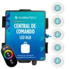 Led Piscina - Kit 5 Pratic SMD com Central e Controle Touch - Sodramar