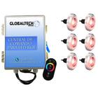 Led Piscina Kit 6 Tiny Led Inox Rgb Central E Controle Touch