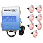 Led Piscina - Kit 7 Tiny Led INOX RGB + Central + Controle Touch