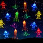 LED String Light Mudder 30 LED para quarto infantil Astronauta