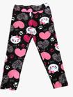 Legging em Cotton Infantil Menina Abelhinhas Verao Tamanho 2 e 3