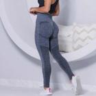 Legging Feminina Empina Levanta Bumbum Fitness Sem Costura Calça