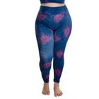 Legging fitness plus size estampada feminina selene