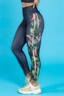 Legging Floral Preto - Manalinda