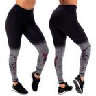 Legging Mescla Sublimada Suplex Não tem Transparência Cintura Alta