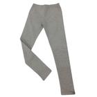 Legging moleton aflanelada fem infantil Vrasalon cinza