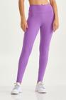 Legging Nakay com Logo Cajubrasil Roxo Sophia