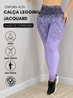 Legging Poliamida Jacquard Degradê Cintura Alta Conforto Na Academia - WOLFOX