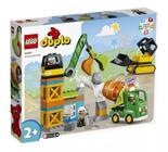 Lego 10990 Duplo - Canteiro De Obras Com Escavadeira, Guindaste e Betoneira C/ Luz e Som 61 peças
