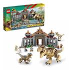 Lego 76961 Jurassic World - Centro De Visitantes E Ataque T-Rex e Velociraptor 693 peças