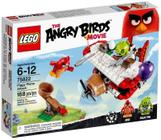 LEGO Angry Birds 75822 Kit de construção de ataque de avião porquinho (16