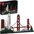 LEGO Arquitetura Skyline San Francisco c/ Alcatraz, Golden Gate Bridge e outros marcos (565 peças)