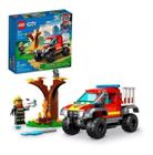 Lego city 60393 resgate com caminhao dos bombeiros 4x4