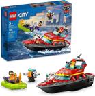 Lego City 60412 Caminhao dos Bombeiros 4X4 Com Barco de Resgate