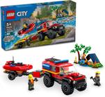 Lego City 60412 Caminhão dos Bombeiros 4x4 com Barco de Resgate