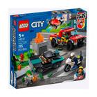 LEGO City Adventures Put Out Fires Resgate dos Bombeiros e Perseguição Policial Chase 295 pçs - 60319