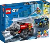 Lego City Perseguição De Carro Perfurador 179 Peças 3+