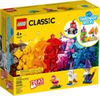 Lego Classic Blocos Transparentes Criativos 500 Peças