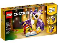 LEGO Creator 3 em 1 Criaturas da Floresta da - Fantasia 175 Peças 31125