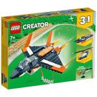LEGO Creator 3 em 1 Jato Supersônico 215 Peças 7+ 31126