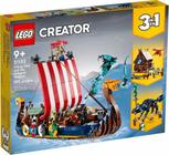 Lego Creator 3 Em 1 Navio Viking E A Serpente 31132