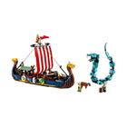 LEGO Creator 3 em 1, Navio Viking e a Serpente de Midgard, 1192 Peças - 31132